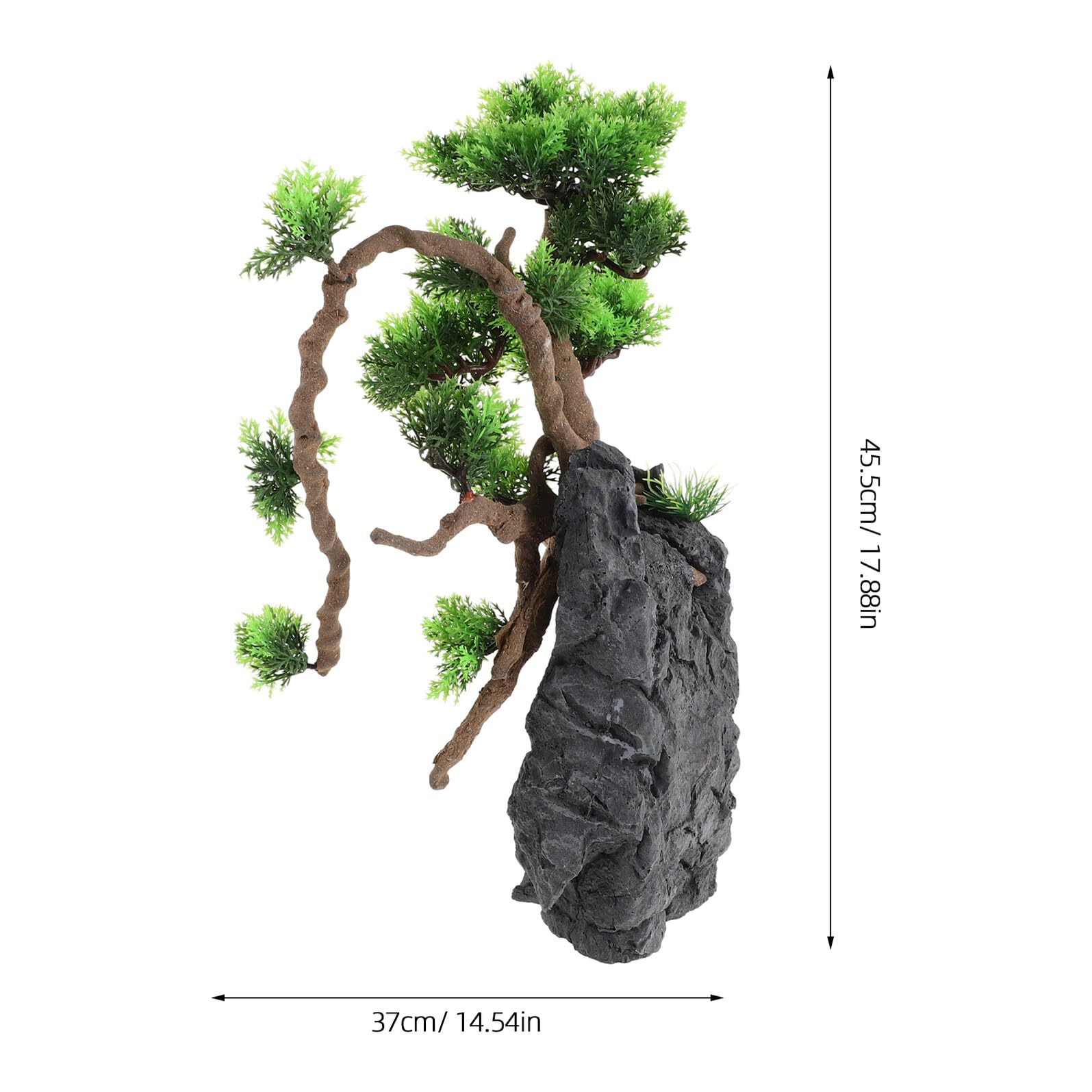 Levemolo Decoración De Peceras Decoración De Peceras Vegetación Decoraciones De Árboles para Acuarios Simulación De Plantas Acuáticas Artificiales Árbol Bonsái Plantas Falsas para