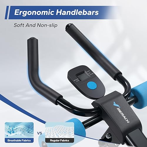 Miniatura 5 de MERACH Máquina de abdominales, equipo de entrenamiento abdominal, máquina de entrenamiento abdominal ajustable para entrenamiento de abdominales en