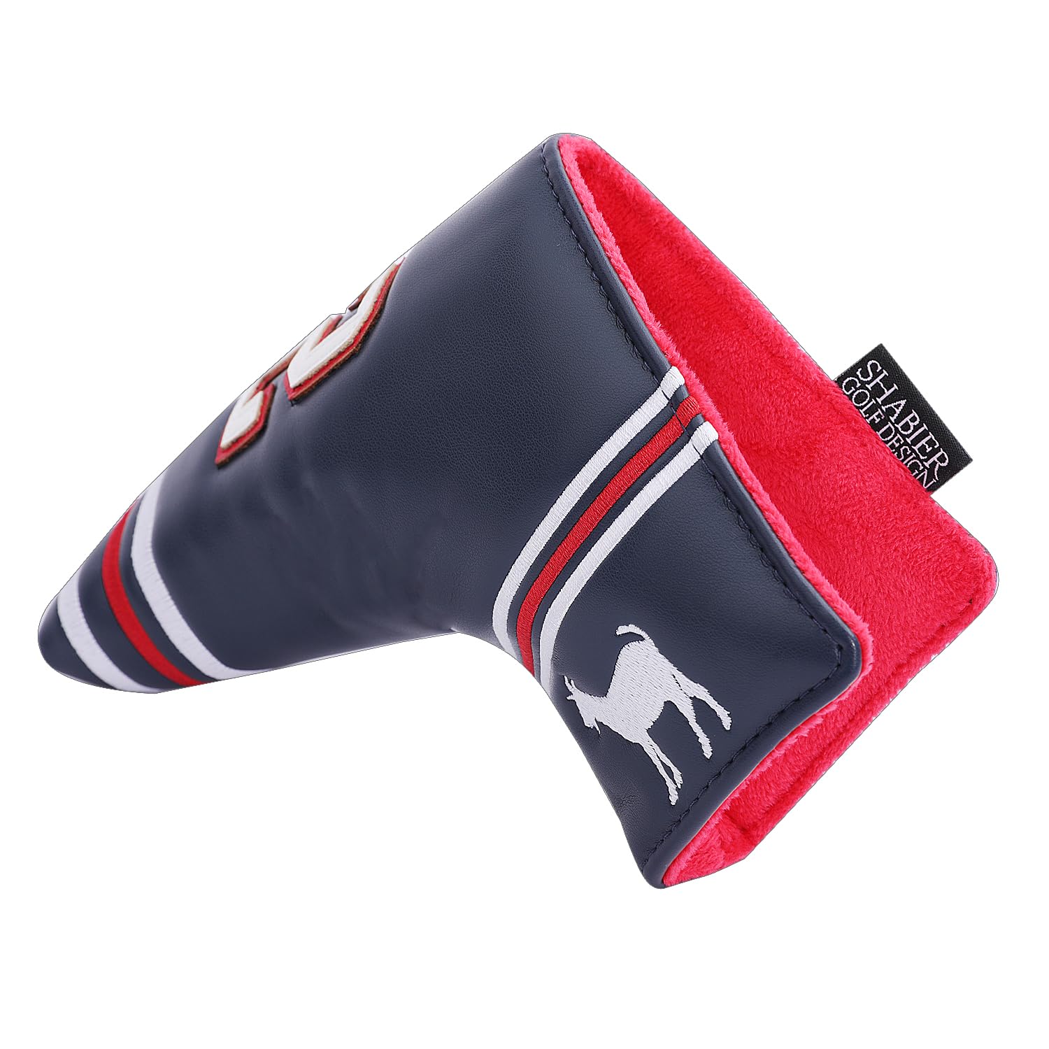 Housse de protection pour putter de golf avec design n°12 Bleu foncé