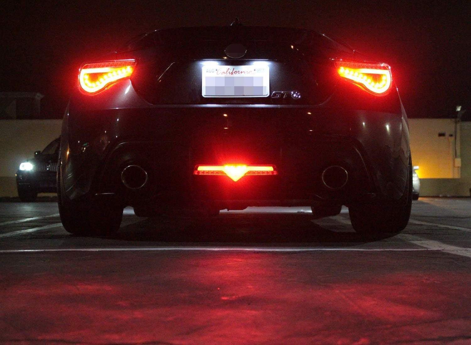 Rеvіеw iJDMTOY Smoked Lens Full LED Rear Fog Light Kit (Rear Fog, Brake, Reverse Features) Compatible With 2013-2016 Scion FR-S, 2013-2020 Subaru BRZ, 2017-up Toyota 86