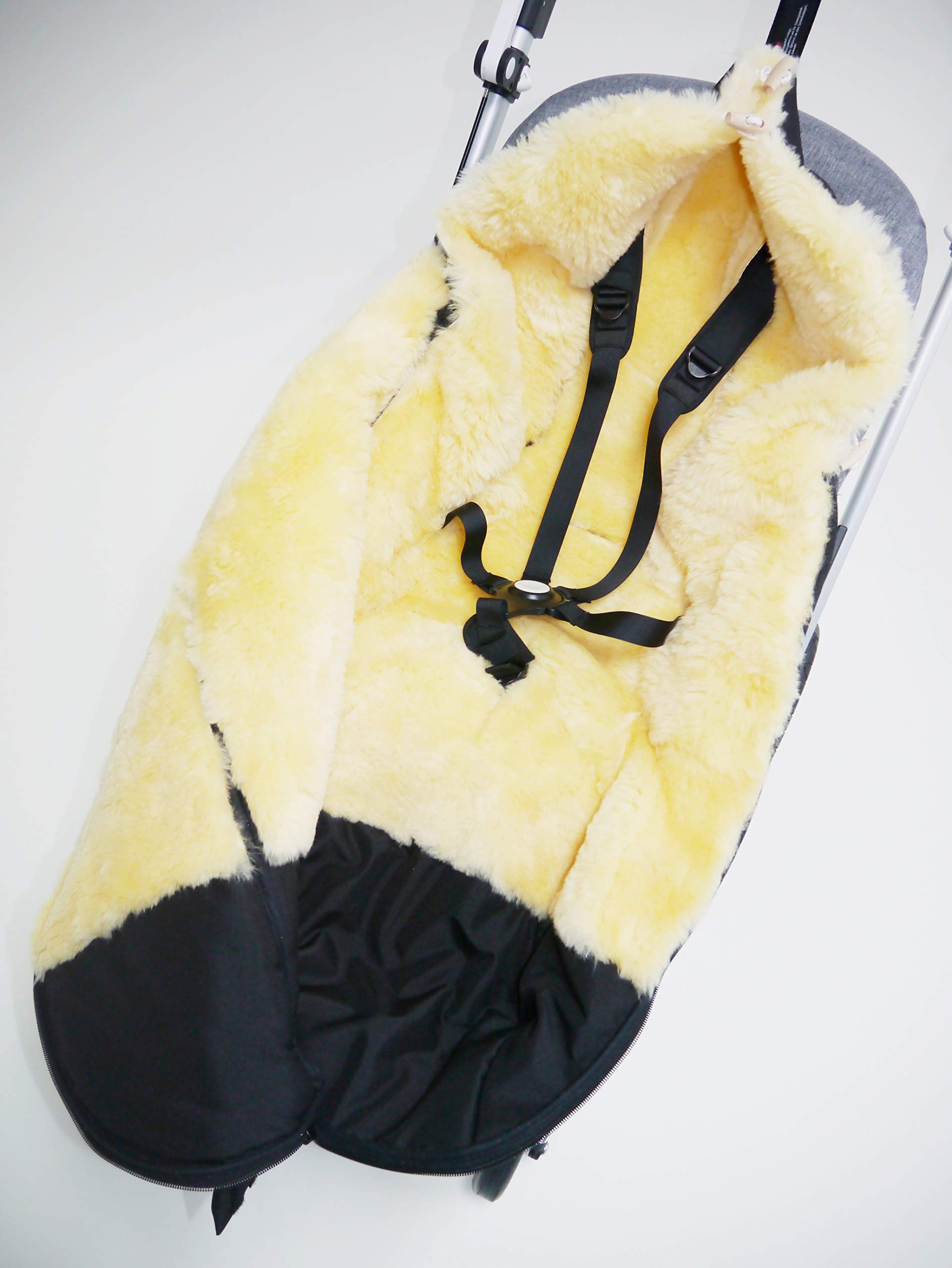 Kaiser 6540825 ALLEX - Saco para cochecito de bebé, color negro