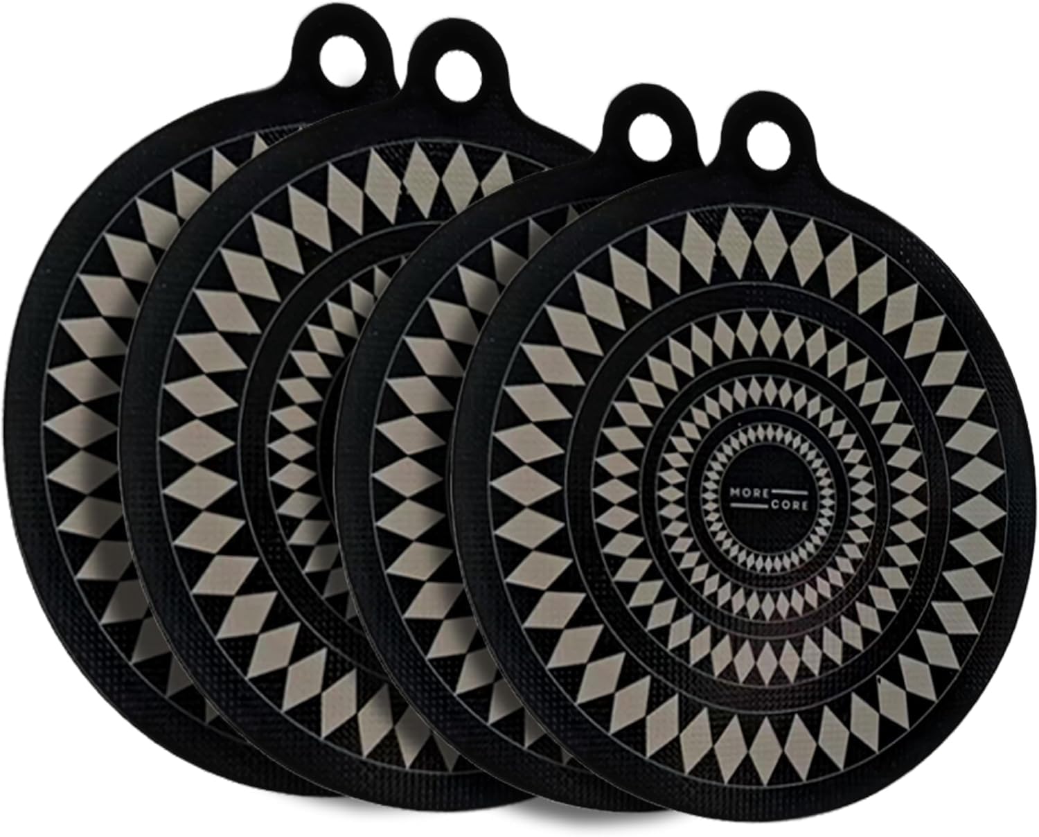 MoreCore Induktionsschutzmatte Herdabdeckplatte 2×22 cm + 2×24 cm
