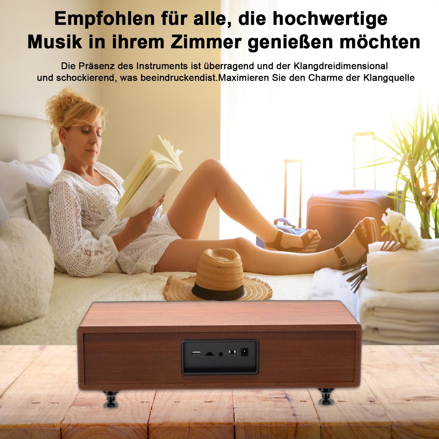 Lot de 8 pics de haut-parleur nickelés 24 K - Protection du sol - Pieds d'isolation résistants aux chocs pour appareils Hi-Fi (noir)