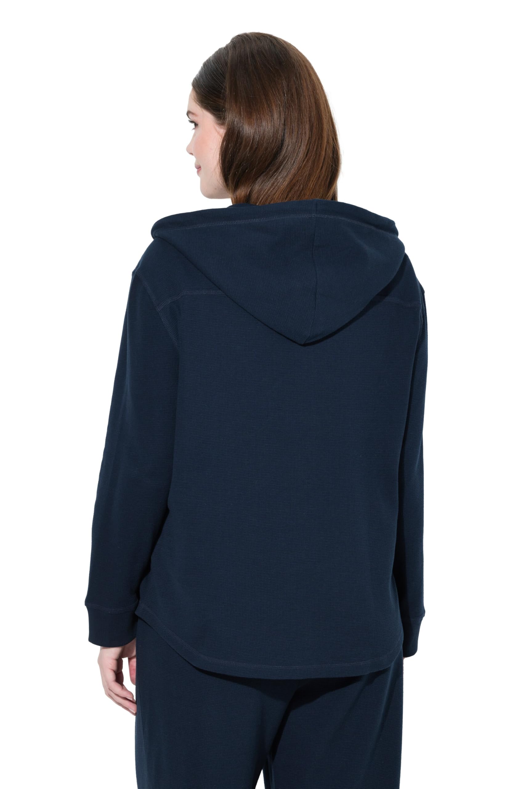 Ulla Popken Mujer Sudadera con Cremallera