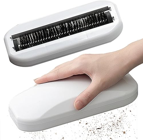 Barredoras de alfombras, barredora de migas 2 unids de mano rodante ergonómico de cerdas de PP cepillo de migas de cáscara de nuez de cepillo de