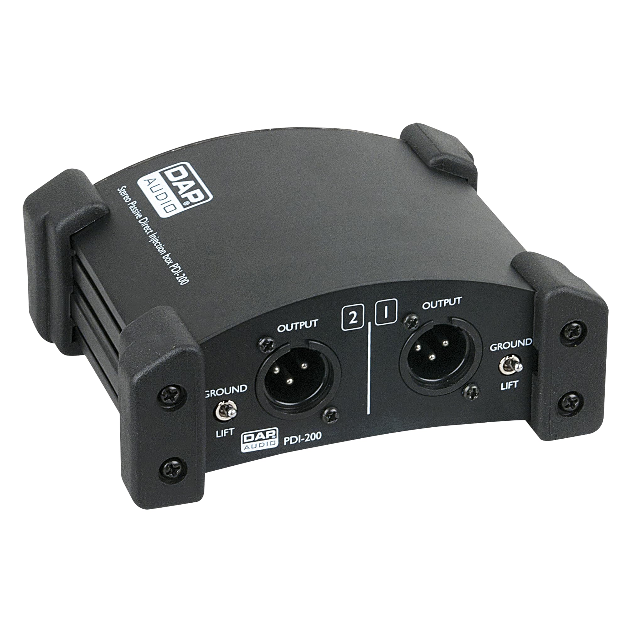 Dap Audio PDI-200 Di Direct Box Passiva Stereo 2 Canali Pad -20 -40 Db Non Richiede Alimentazione Phantom