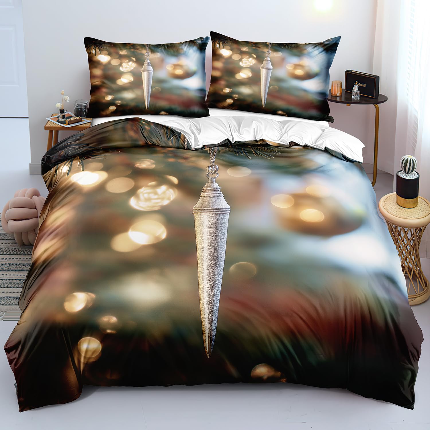 Parure de lit de Noël 200x200 pour revivre la magie des matins d'hiver