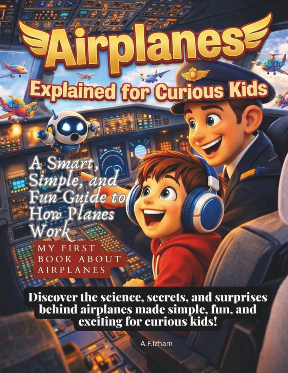 Airplanes Explained for Curious Kids: A Smart, Simple, and Fun Guide to How Planes Work