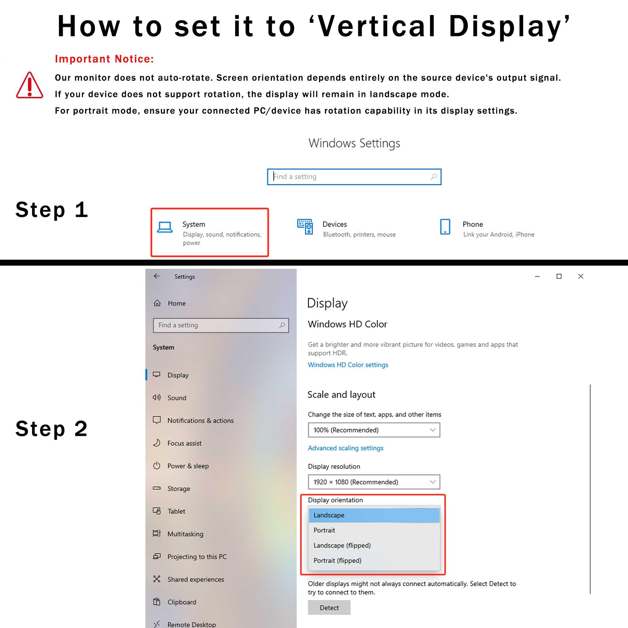 23.8 inch Computer Monitor 1920x1080 Vertical PC Monitor with HDMI VGA AV BNC USB Ports, Multi-Function Stand, VESA, Display Frameless Build-in Speakers for Office Home: 27 inch HDMI VGA AV BNC USB Ports