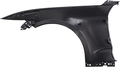 Miniatura 5 de Evan Fischer Guardabarros delantero compatible con Ford Mustang 2015-2017, imprimado, lado del pasajero de acero