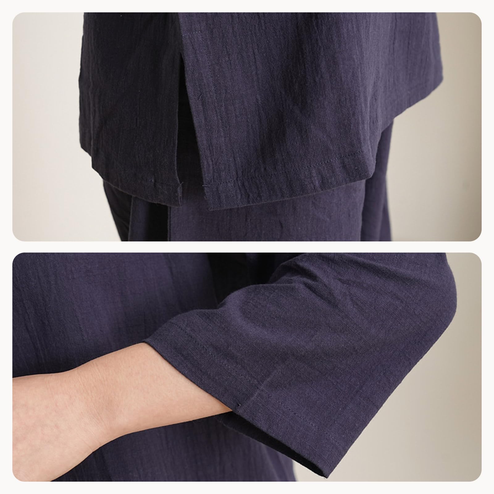 Damen-Kampfsportanzug, Unisex, Tai Chi Uniform, Traditionelle Chinesische Kleidung für Kung Fu, Zen, Meditation, Wing Chun, Wu Shu, Qigong