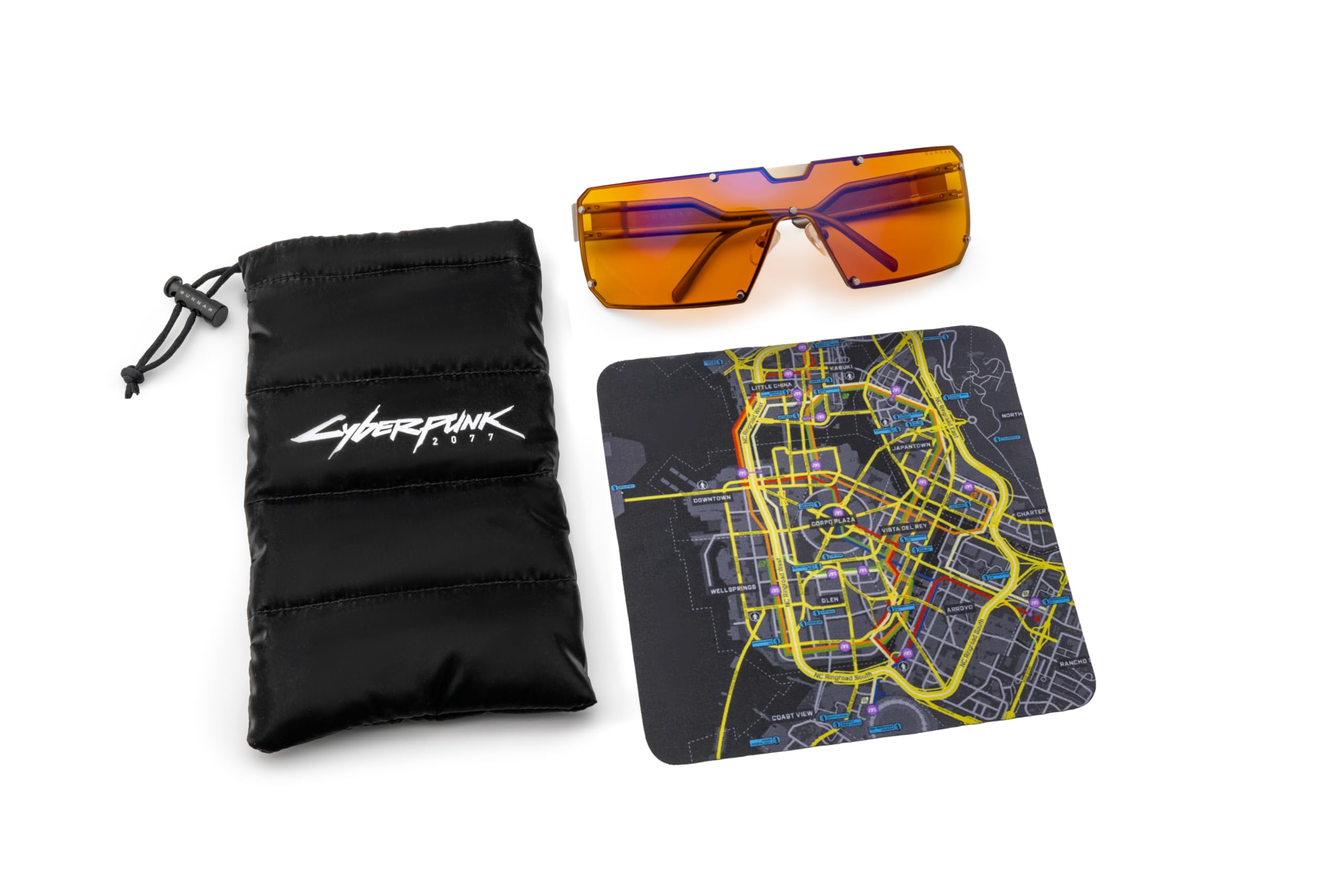 Gunnar Occhiali Gaming Cyberpunk 2077 Dex – Filtro luce blu per alleviare l’affaticamento degli occhi e la secchezza oculare