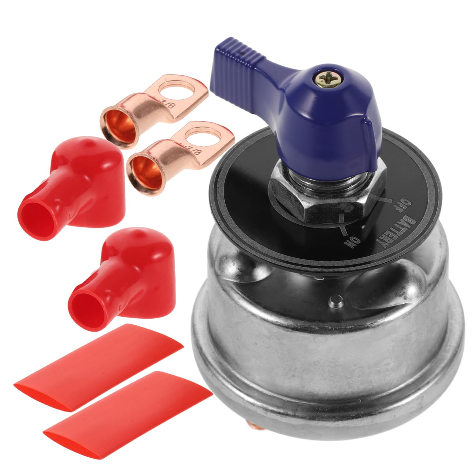 ABOOFAN Heavy Duty Battery Disconnect Switch Leakproof Design for Rvs Boats Trucks Applications Reliable Power Cut Isolator for Enhanced Battery Life and Safety