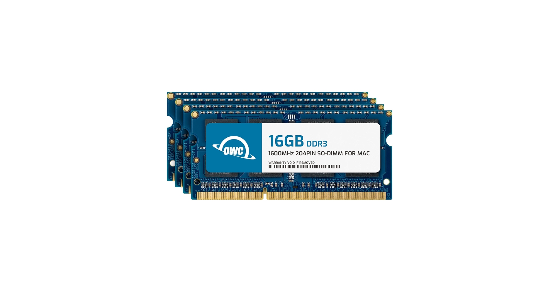 OWC 64GB (4 x 16GB) PC12800 DDR3 1600MHz SO-DIMMs Memory RAM