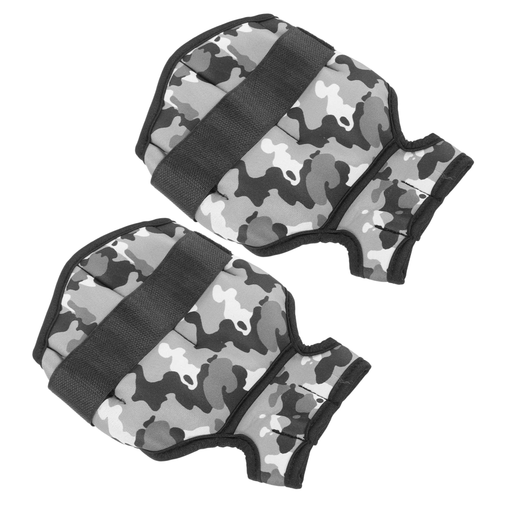Toyvian Pesas Ajustables para Tobillos y Muñecas, 0,5kg, Poliéster Arena de Hierro, para Correr y Entrenar