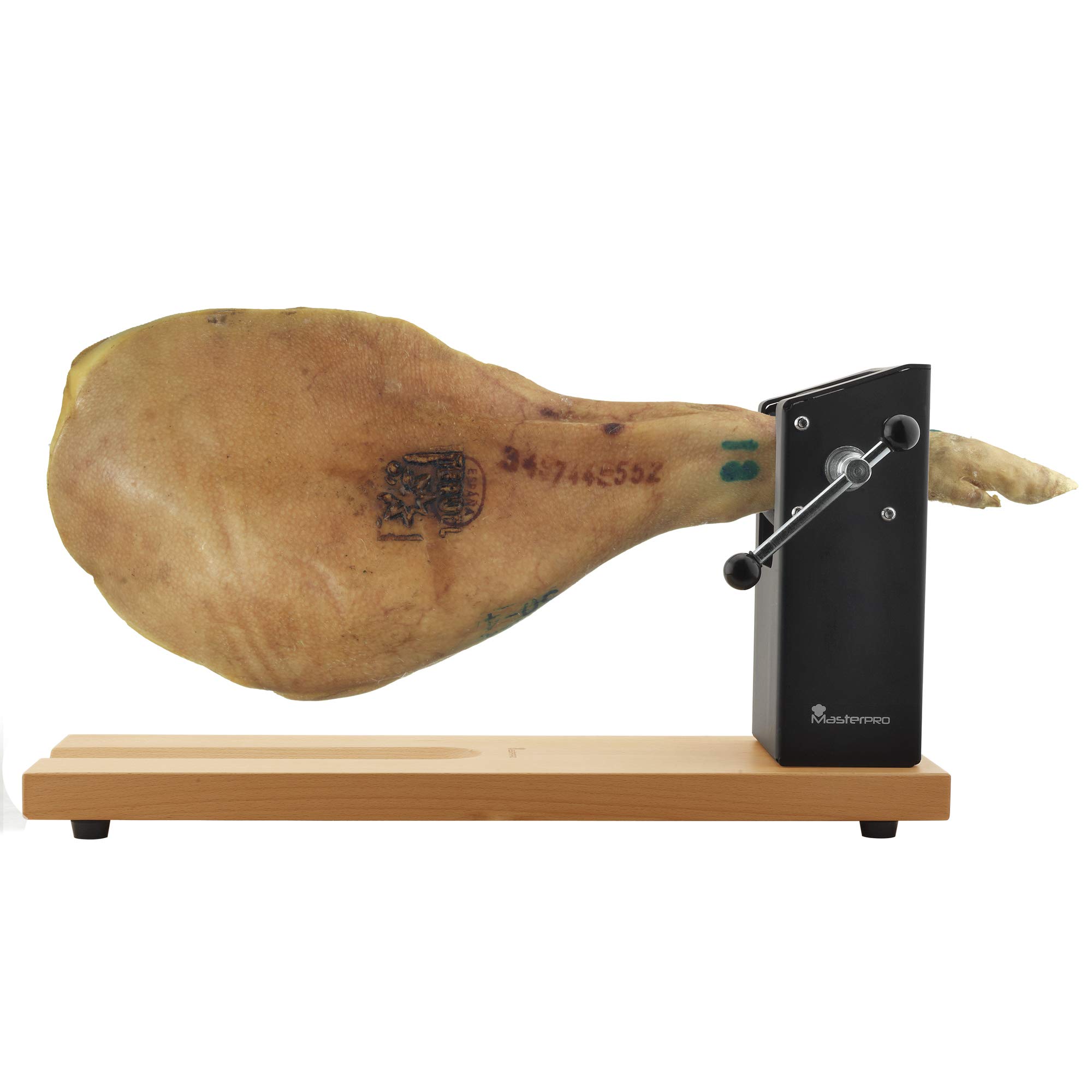 Bergner Masterpro Jamonero, Madera, Negro