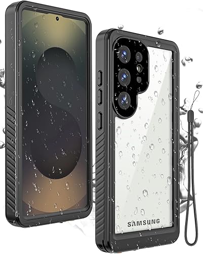 Miniatura 8 de Miimall Funda impermeable para Samsung Galaxy S24 Ultra, IP68 bajo el agua, a prueba de caídas de 14 pies, protector de pantalla y cámara