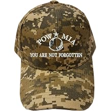 Military POW MIA Digital Camo Baseball Cap Hat