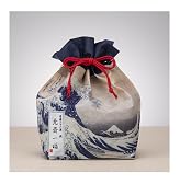 【アウトレット】【60％OFF】東あられ本舗 冨嶽三十六景 撰 北斎一福巾着袋 浪裏/両国橋 1袋(6P)など！