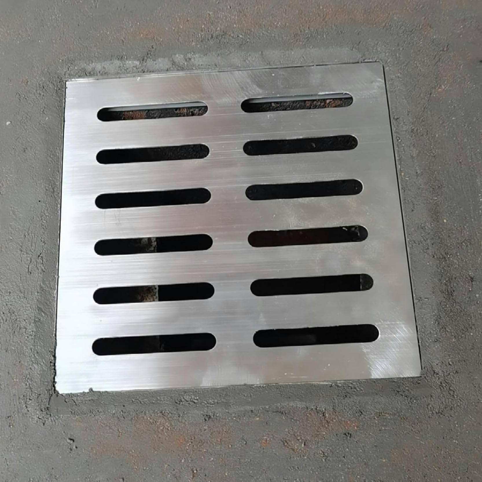 Grille de drainage en acier inoxydable contre le blocage des eaux