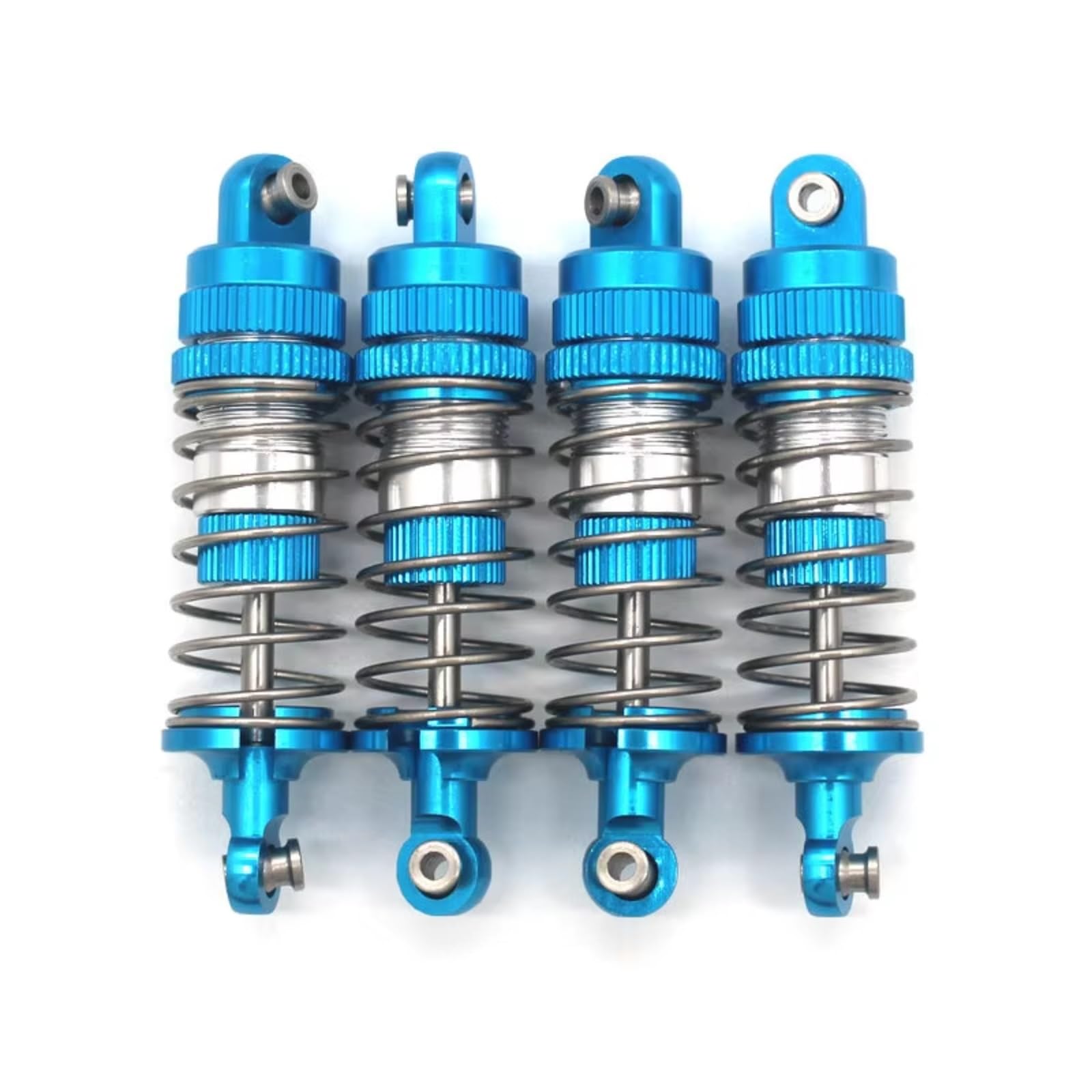 RC Amortiguadores para Mjx 14301 13402 14303 1/14 Delantero Trasero Metálico Coche Teledirigido con Amortiguador Hidráulico Accesorios Mejora(Sky Blue)