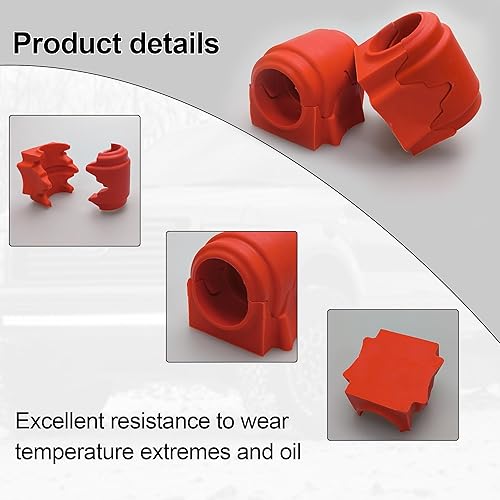 Miniatura 3 de Kit de bujes de barra estabilizadora delantera compatible con Ford F150 2009 2010 2011 2012 2013 2014 (1 par)