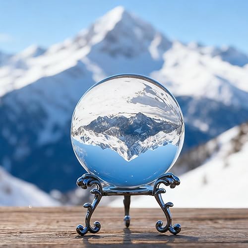 Miniatura 5 de 2 bolas de cristal de tortuga marina 3D, grabadas con láser, K9 de 2.362 in, base de trípode de hierro plateado para decoración del océano y regalos