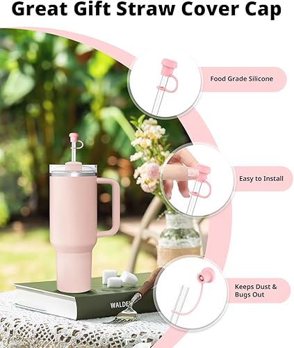 Miniatura 5 de Funda de popote ajustable para Stanley, Simple Modern, Yeti, Owala, Hydro Flask, Reduce, Hydrapeak, Meoky, Maars, Meoky, MaxBase, Beast, apta para