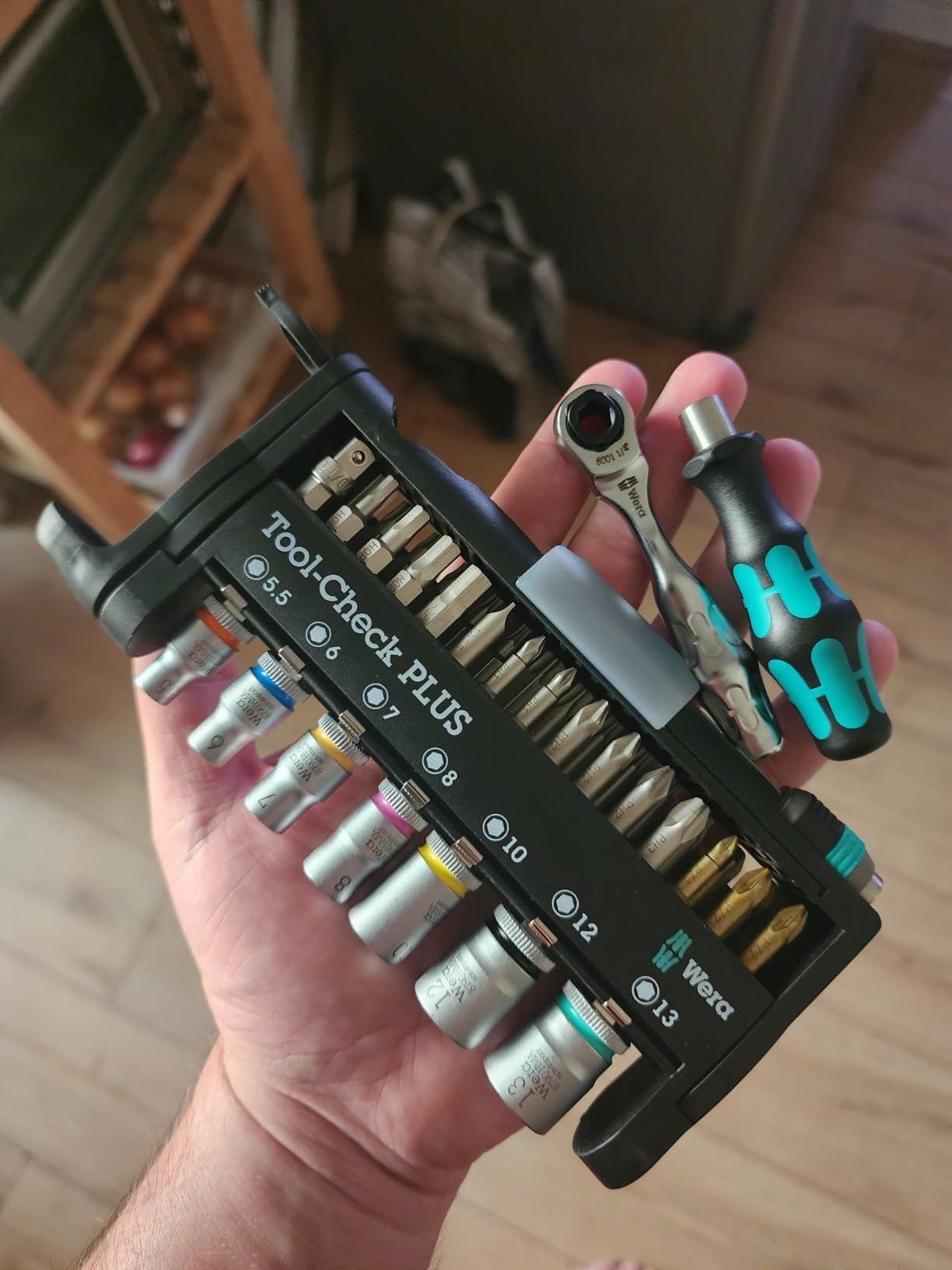 Wera 056490 Tool-Check Plus Bit Ratchet Set with Sockets - Metric photo review