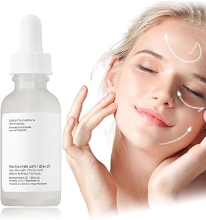 Niacinamide10%+Zinc 1%, Face moisturizer, Pore Reducer Face Serum,Tackles Blemishes, Niacinamide Serum for Blemish-Prone,Dull Skin,Softens, Balancing Sebum Production,Hydrating Serum,30ml