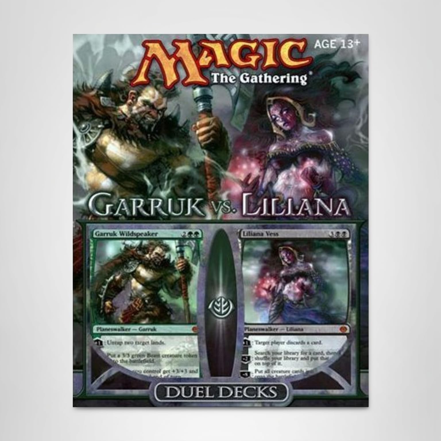 Amazon.com: Magic The Gathering Garruk vs Liliana Duel Deck : Toys