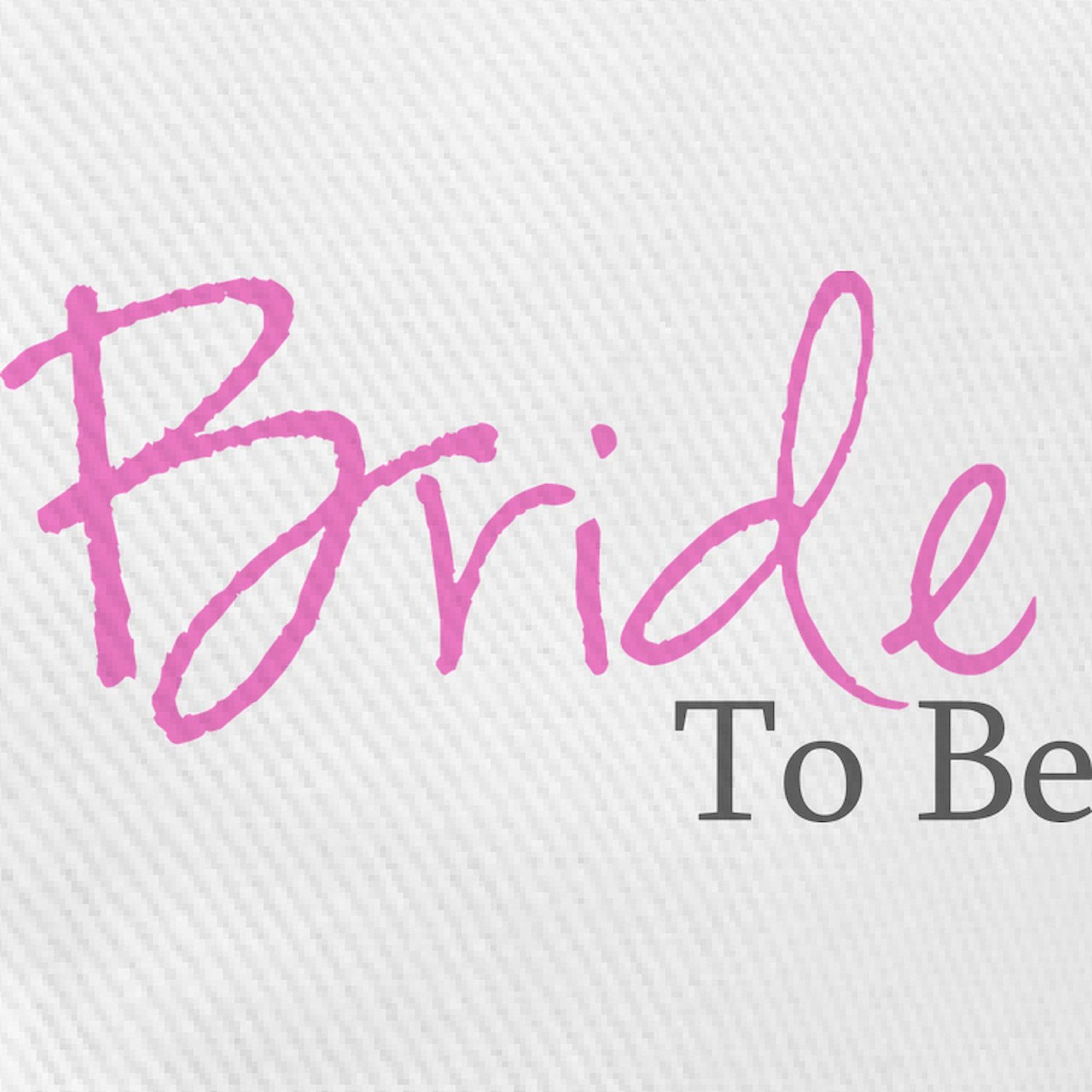 CafePress Bride to Be (Pink Script) Cap Unique Adjustable Baseball Hat