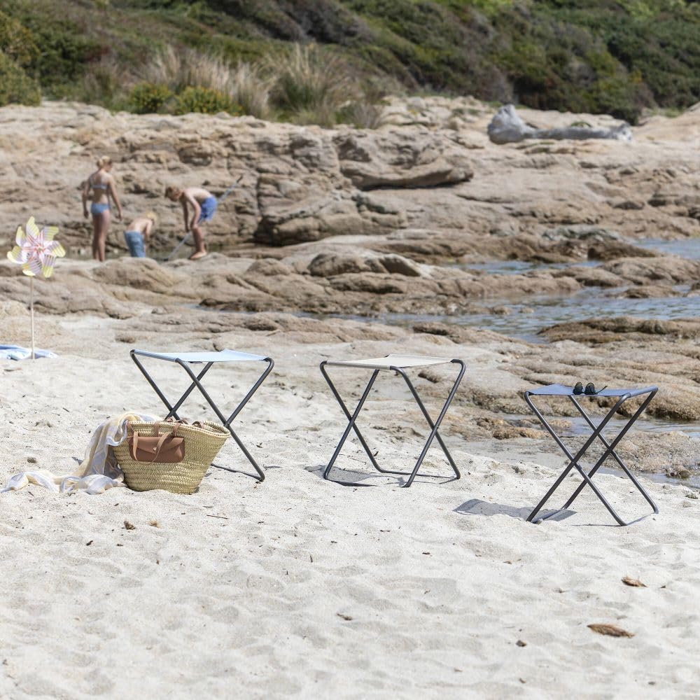 Lafuma Mobilier Compact Folding Stool, PH II, Batyline, Blue, LFM5159_9870