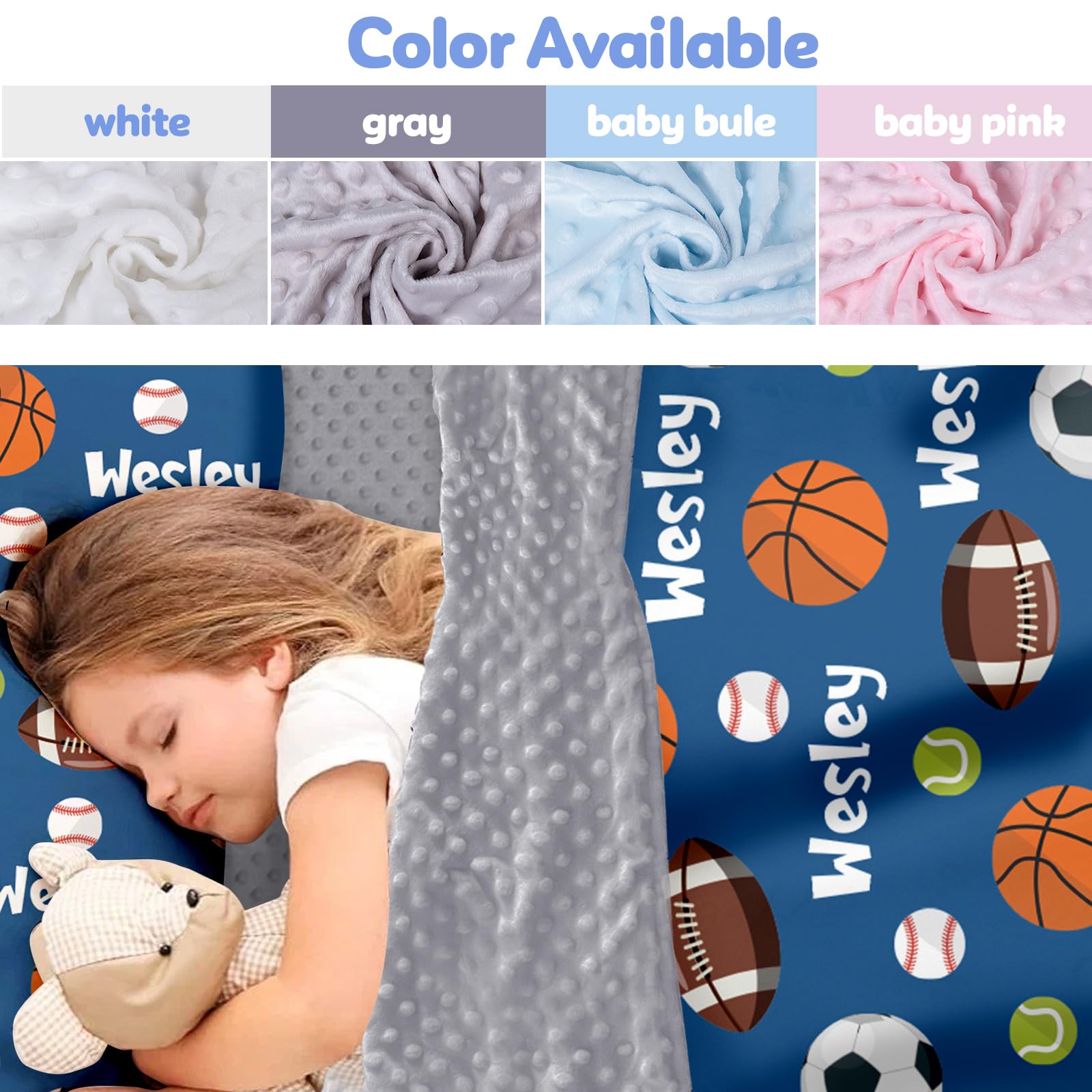 Custom Nap Mat for Daycare Toddler Boys - Sleeping Bag for Kids Nap Mats with Pillow Blanket for Preschool Kindergarten, Personalized Name Easy Carry Nap Sack Blue