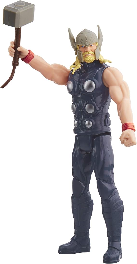 Marvel Avengers Titan Hero Series Blast Gear Thor Action Figure, 12 Toy, Inspired by The Marvel Universe, for Kids Ages 4 & Up