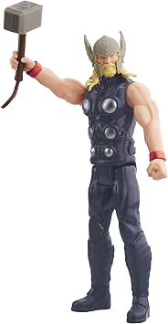 Marvel Avengers Titan Hero Series Blast Gear Thor Action Figure, 12 Toy, Inspired by The Marvel Universe, for Kids Ages 4 & Up