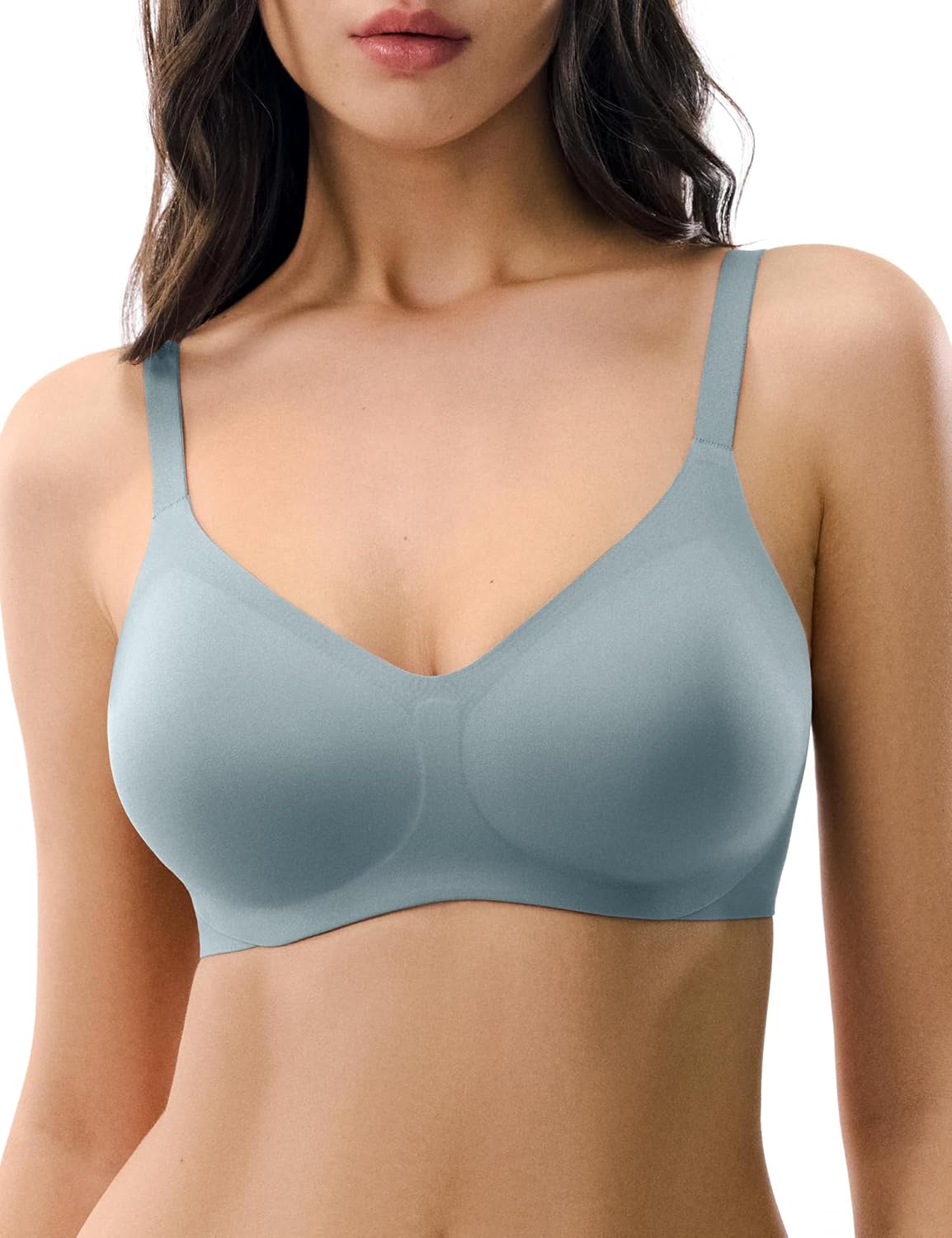 No Underwire Bras for Women, Comfort Supportive Bralette Seamless Push Up T Shirt Bra