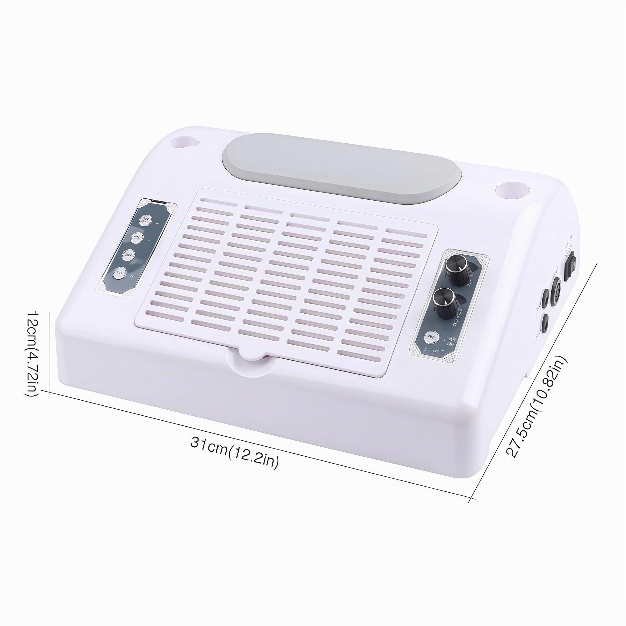 OYHN Ponceuse pour Ongles Professionnel, 5 en 1 Ponceuse Ongles, 30000 RPM avec Lampe LED 5W, 96W Séchoir à Ongles Lampe Machine de photothérapie Lampe à Ongles Lampe d'éclairage Machine