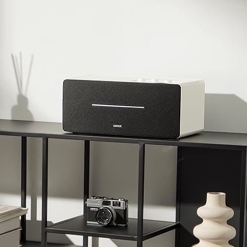 Miniatura 4 de Edifier Altavoz de mesa D12 - Altavoz Bluetooth estéreo de escritorio integrado - Altavoz inalámbrico para computadora para uso de escritorio - 70