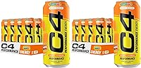 Vista 40 de C4 Energy - Bebida energética carbonatada sin azúcar, bebida preentrenamiento + beta alanina, cereza de medianoche, 16 onzas líquidas (paquete de 12)