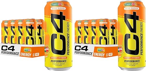 Miniatura 40 de C4 Energy - Bebida energética carbonatada sin azúcar, bebida preentrenamiento + beta alanina, cereza de medianoche, 16 onzas líquidas (paquete de 12)
