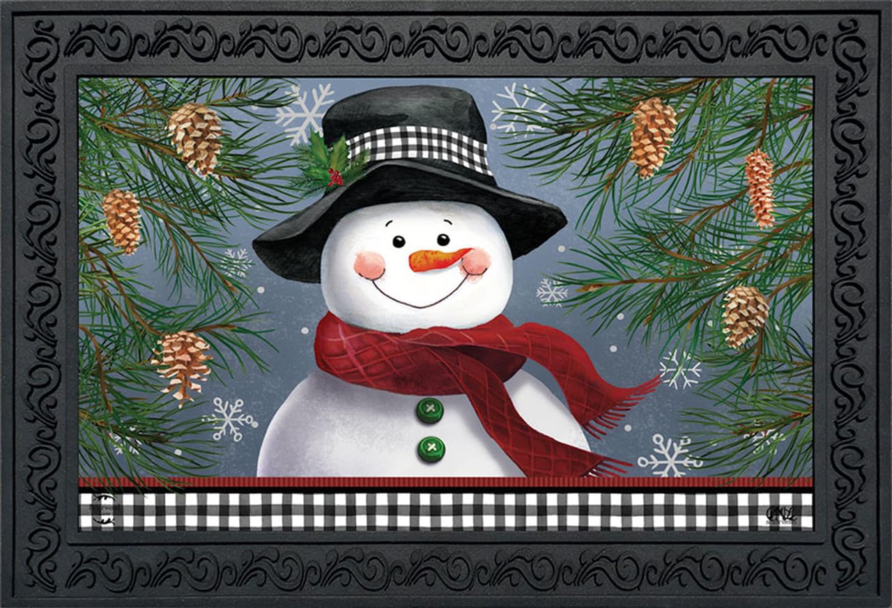 Briarwood Lane Snowman Doormat - Winter Decor -14 Briarwood Lane Snowman Doormat - Winter Decor -14