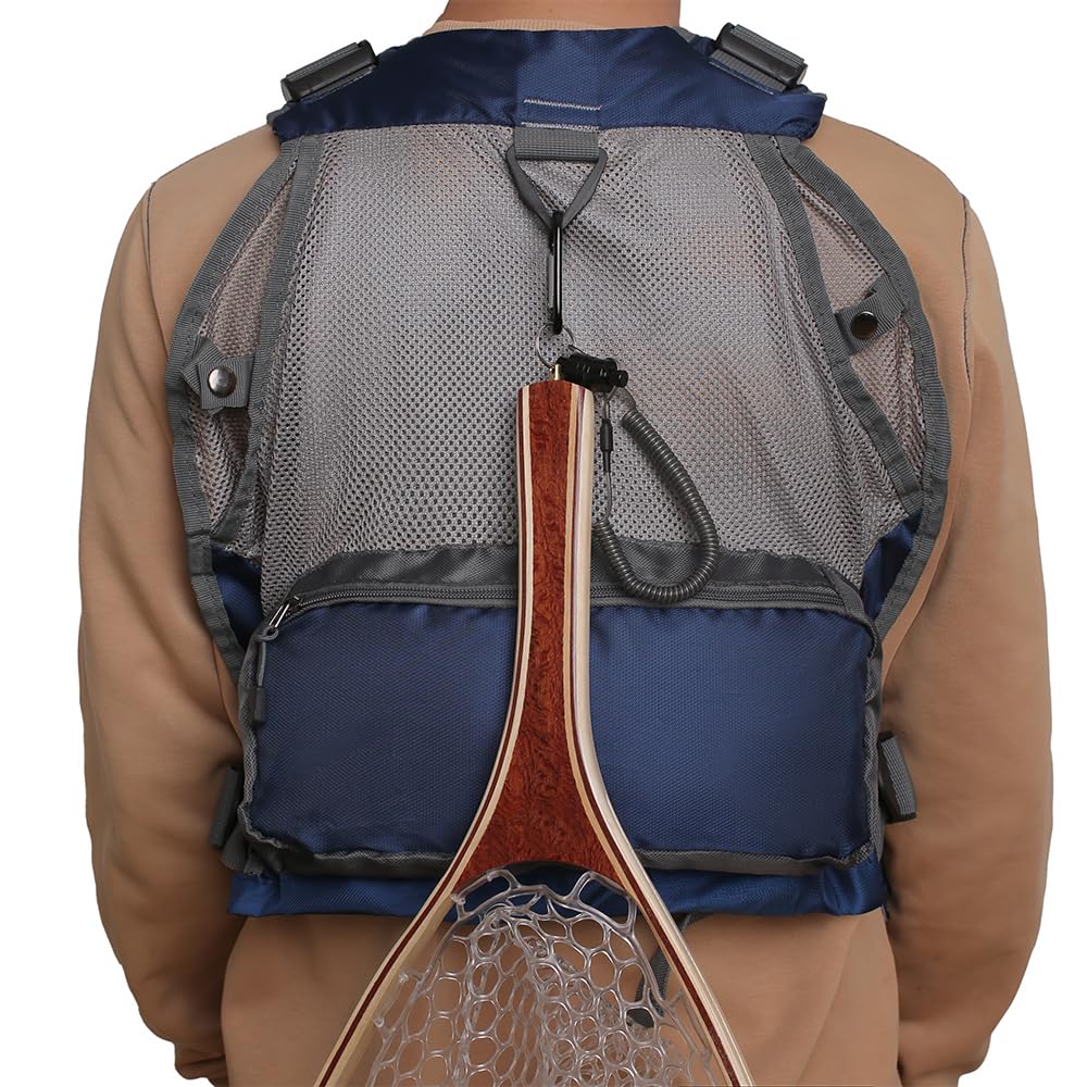 Raprance Fishing Vest for Men and Women Outdoor Activity Fly Bass Fishing Vest Backpack