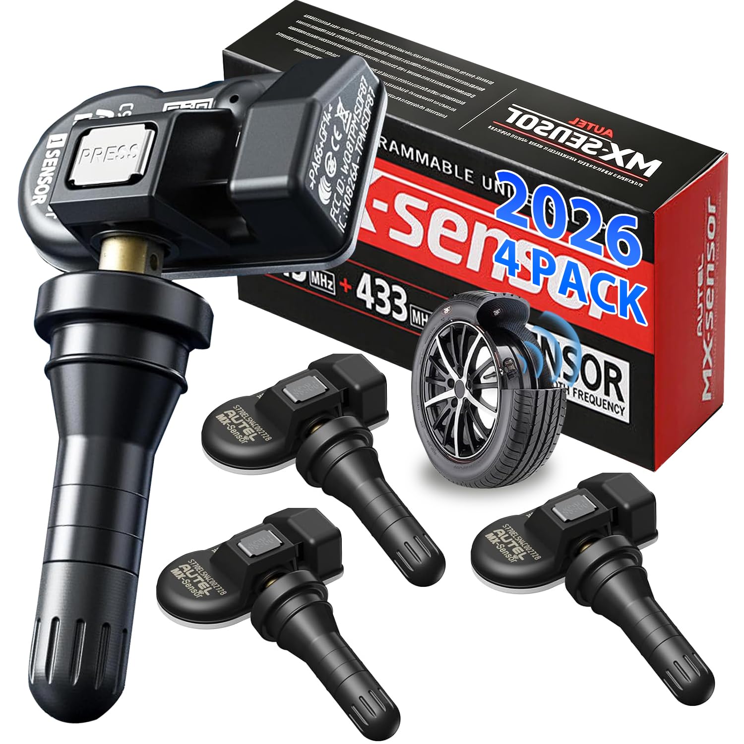 Amazon.com: Autel TPMS Tire Sensor 315MHz+433MHz 2in1 TPS218 Tire