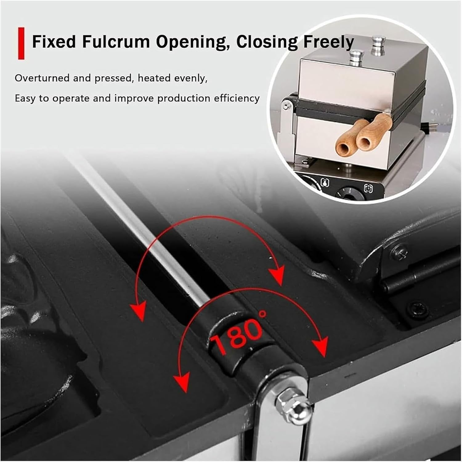 Jam Ice Cream Waffle Maker Non-Stick Coating Commercial Fish Waffle Iron Electric Machine Stainless Steel Waffle Maker