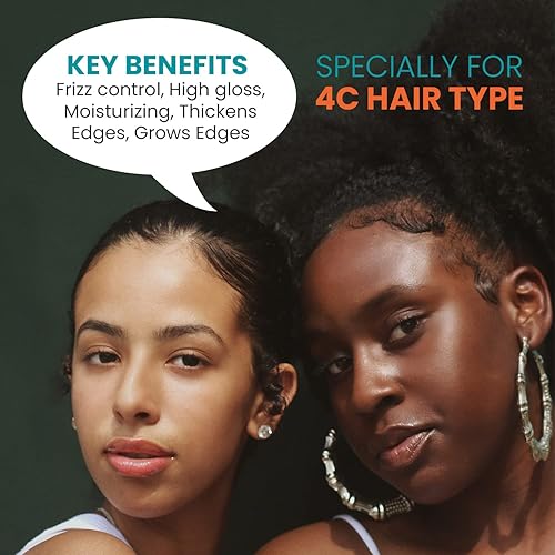 Miniatura 5 de Perfect Edge Control, 24 horas de duración, fortalece la línea del cabello, gel para el cabello a base de agua, 3.53 onzas líquidas