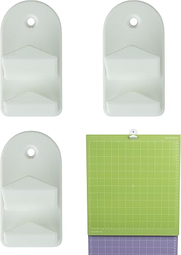 Paquete de 3 perchas para alfombrillas de corte con ganchos dobles (equivalente a 6 ganchos), soportes de almacenamiento compatibles con