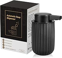 Vista 8 de Automatic Soap Dispenser Foaming Touchless: 9oz Plastic Black - Rechargeable Electric Smart Auto Foam Soap Dispenser - Bathroom Kitchen Hand Dish