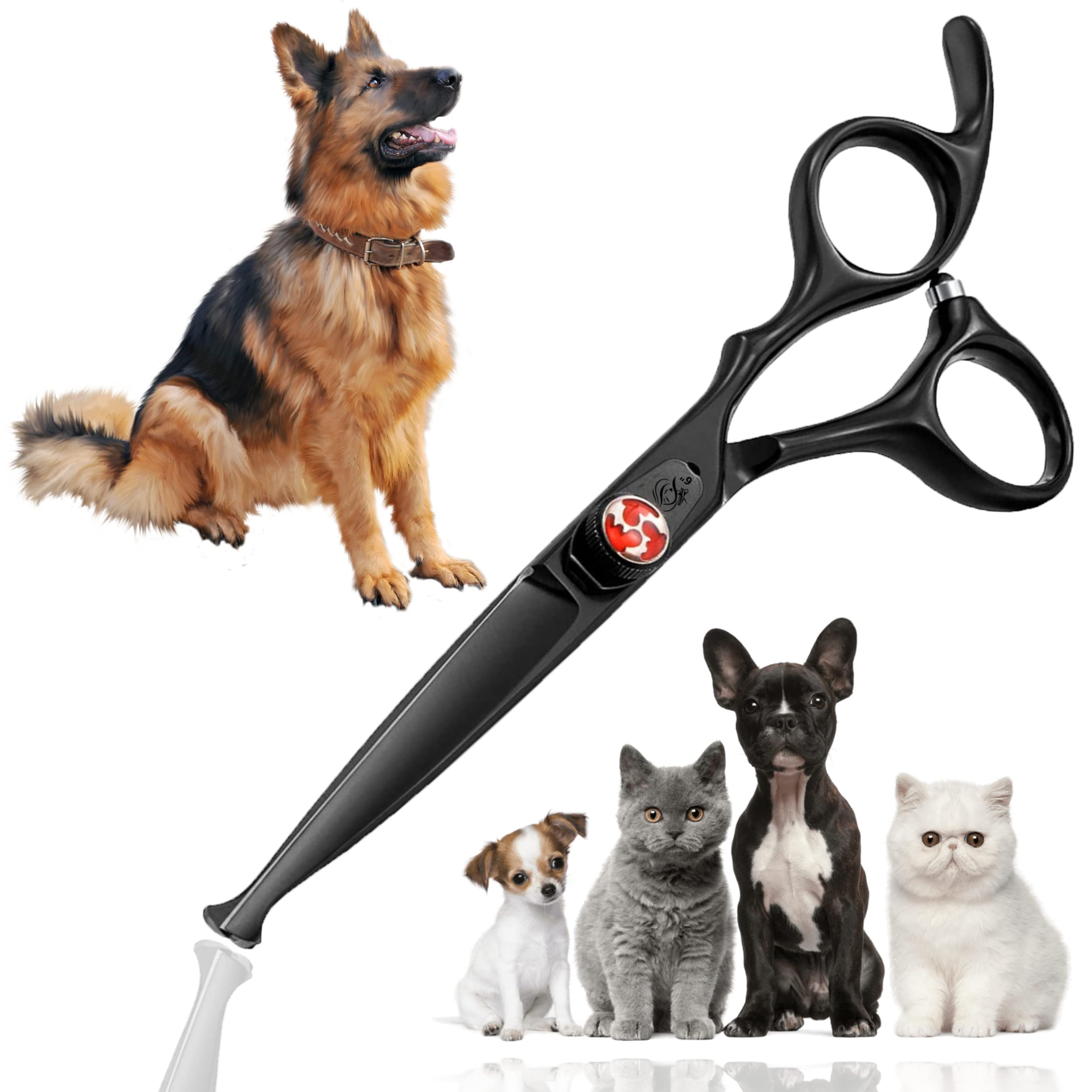 Glamified Glam 6.5” Essentials Bull Nose Safety Scissors - Image 2