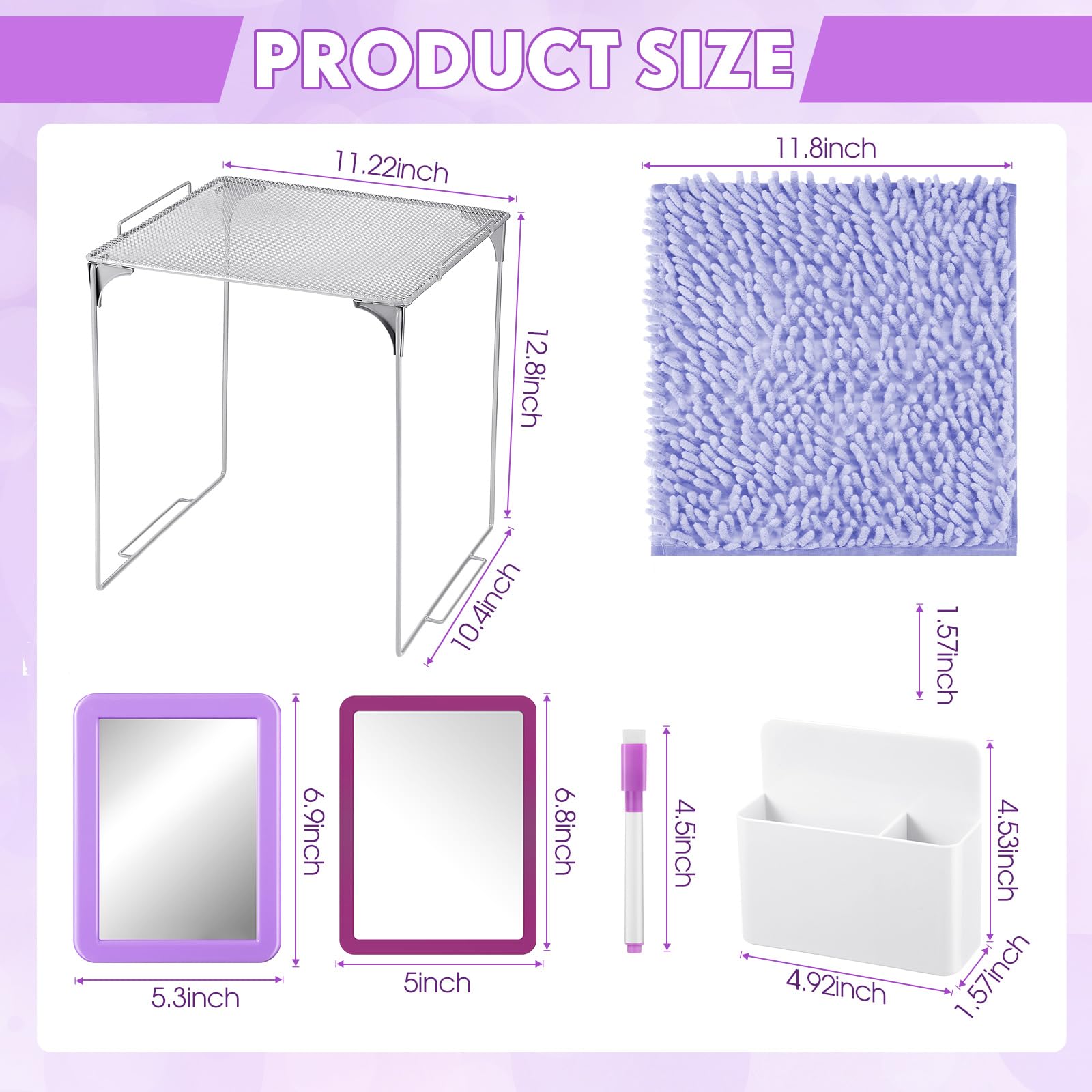 Magnetic Locker Rug Snapklik.com : Maxcheck 8 Pcs Locker Accessories Set Locker Rug ...